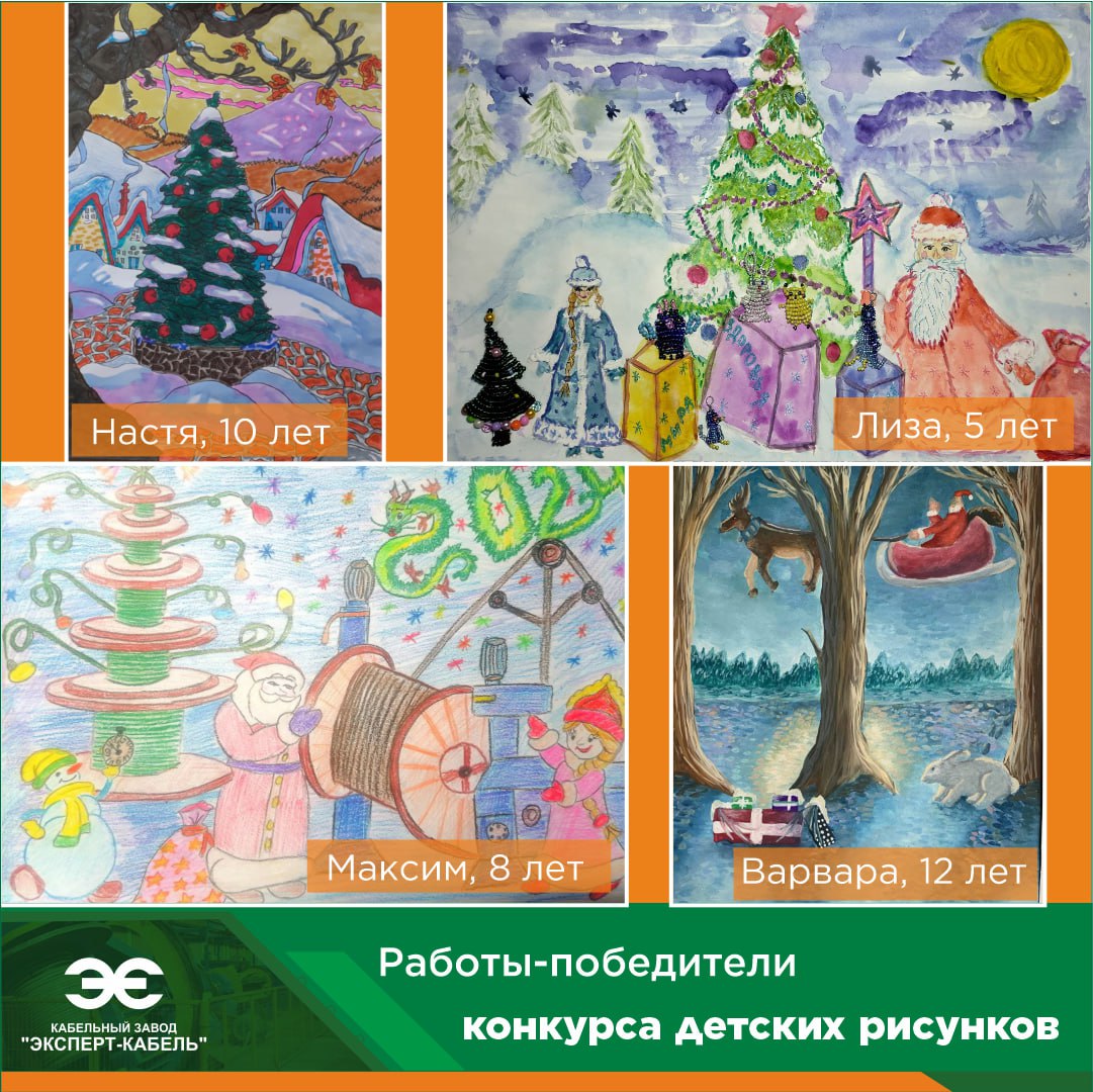 Завершение конкурса детских рисунков «Навстречу Новому году»